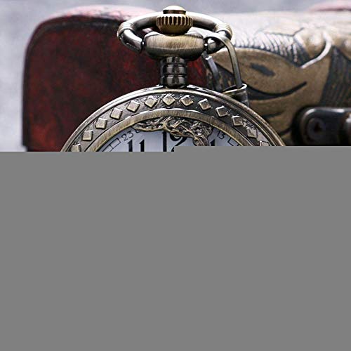 Reloj de Bolsillo Steam Train Reloj de Bolsillo Silver Railway Design Relojes de Cuarzo Retro Hombres Kid Gift
