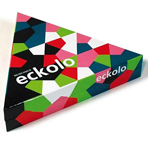REMEMBER Eckolo - Colorido juego de triple dominó para la familia, 6 años más.