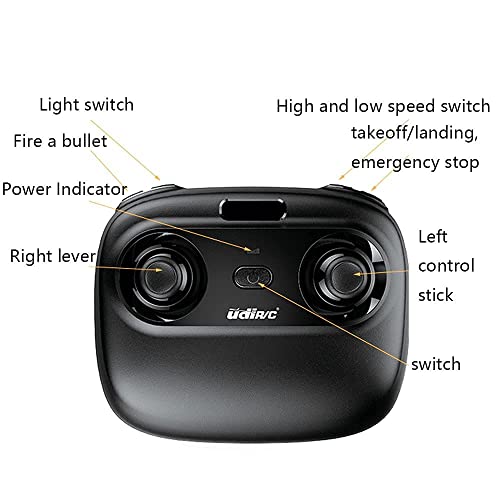 Remote Control Helicopters RC Helicopter with Altitude Hold One Key Take Off/Landing Can Walk On Land LED Light Flying Toy for Boys and Girls (Blue)