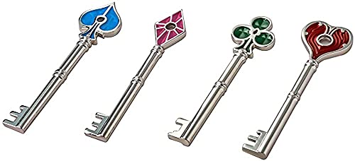 Resident Evil 2 Remake Llavero 4pcs Plata Llaves Colección Conjunto Collar Colgante Biohazard RE:2 Accesorios Cosplay