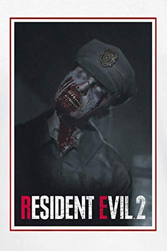 Resident Evil 2 - Remake - Zombie Cop Camiseta Blanco M