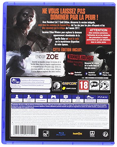 Resident Evil 7: Biohazard - Gold Edition - PlayStation 4 [Importación francesa]
