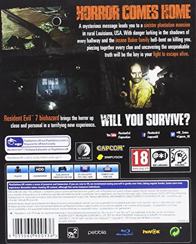 Resident Evil 7 Biohazard [PSVR Compatible]
