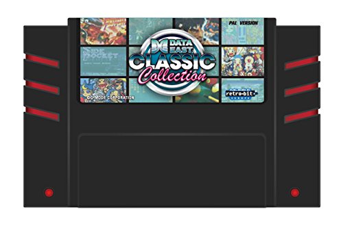 Retro-Bit Europe Data East Classic Collection PAL Version SNES Cartridge for Super NES (Nintendo Super NES) [Importación inglesa]