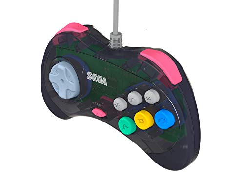 Retro-Bit Sega - Control Pad Saturn USB Pad, Gris [Sega Saturn]