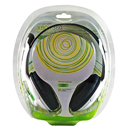 REY Cascos Auricular con Micro para Microsoft Xbox 360, Auriculares con Micrófono Xbox360