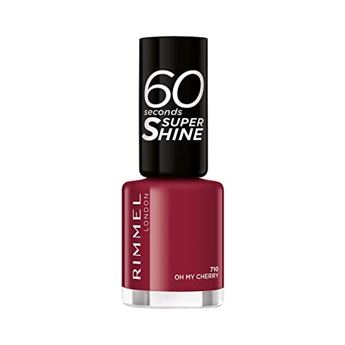 Rimmel London 60 Seconds Super Shine 710-Oh My Cherry - 1 Unidad