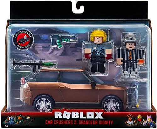 Roblox - Vehiculo Car Crusher 2 - Grandeur Dignity + 2 Figuras - (Toypartner ROB0498)