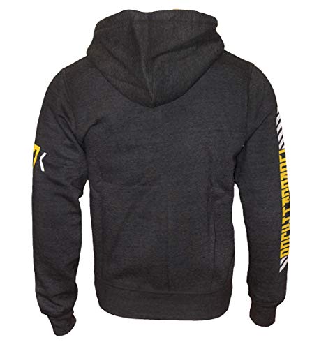 ROCK-IT Apparel® Chaqueta con Capucha Sudadera para Hombre Racer 07" con Cremallera y Capucha, Tallas S-5XL, Sudadera Gris 3XL