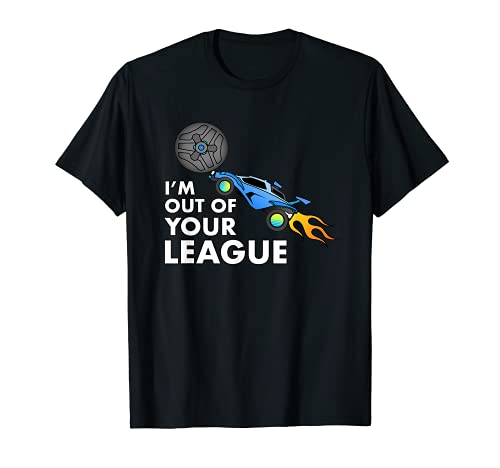 Rocket Soccer Estoy fuera de tu liga Arcade Gamer Retro Camiseta
