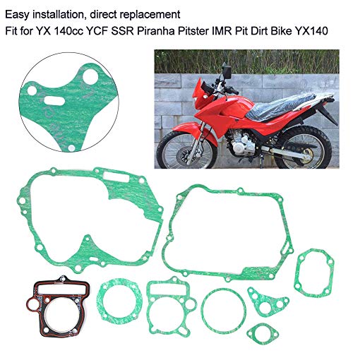 ROSEBEAR Juego de Juntas de Motor Kit Compatible para Yx 140Cc Ycf Ssr Piranha Pitster Imr Pit Dirt Bike Yx140