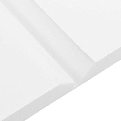 Rovtop 2 unidades 40 * 15 Paragolpes Protector para La Puerta de Coche Columnas Parking protector puerta garaje Esquina Parking Adhesivo Al Apagar-ROJO+BLANCO