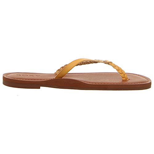 Roxy Livia, Chanclas para Mujer, Amarillo (Mustard Mu0), 39 EU