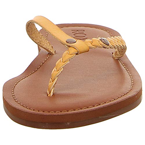 Roxy Livia, Chanclas para Mujer, Amarillo (Mustard Mu0), 39 EU