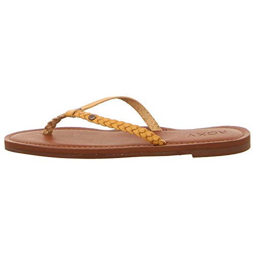 Roxy Livia, Chanclas para Mujer, Amarillo (Mustard Mu0), 39 EU