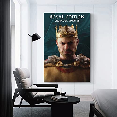 Royal Edition Crusader Kings III - Póster de lienzo y arte de pared (50 x 75 cm)