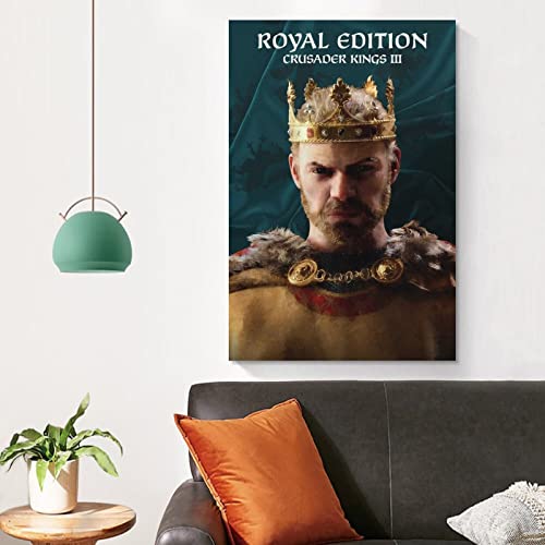 Royal Edition Crusader Kings III - Póster de lienzo y arte de pared (50 x 75 cm)