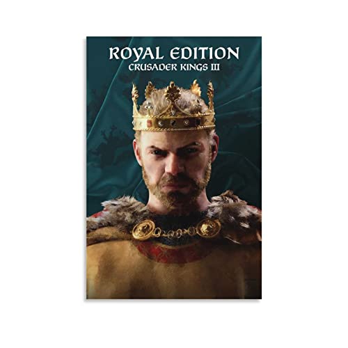 Royal Edition Crusader Kings III - Póster de lienzo y arte de pared (50 x 75 cm)