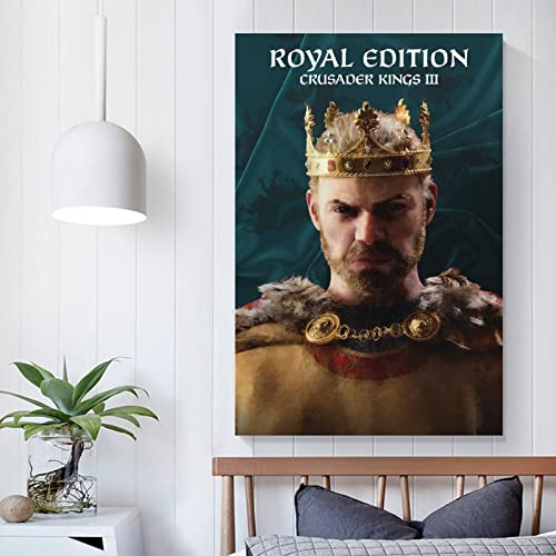 Royal Edition Crusader Kings III - Póster de lienzo y arte de pared (50 x 75 cm)