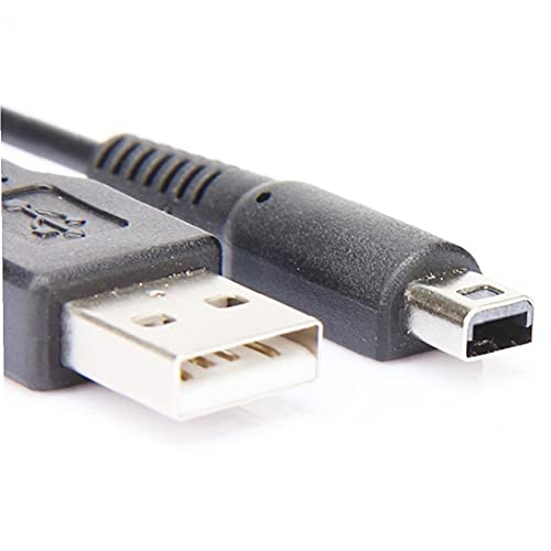 Rrunzfon Cable de Cargador USB, para el Cable de Carga de Potencia de 3DS y de Carga para Nintendo Nuevo 3DS XL/Nuevo 3DS / 3DS XL EVITE DAÑO DE Corte Corte
