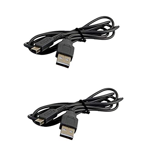 Rrunzfon Cable de Cargador USB, para el Cable de Carga de Potencia de 3DS y de Carga para Nintendo Nuevo 3DS XL/Nuevo 3DS / 3DS XL EVITE DAÑO DE Corte Corte