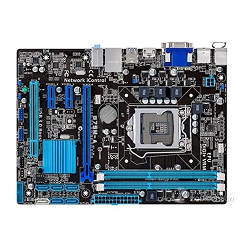 RTYU Placas Base de computadoraFit for ASUS B75M-A LGA1155 DDR3 I3 I5 I7 22 / 32Nm Placa Base de Escritorio CPU USB3.0 B75 Placa Base para Juegos