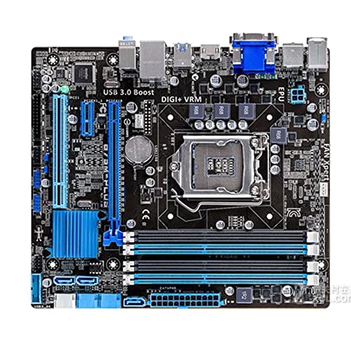 RTYU Placas Base de computadoraFit for ASUS B75M-PLUS Placa Base de Escritorio B75 Socket LGA 1155 i3 i5 i7 DDR3 16G Juego de computadora Placa Base uATX UEFI BIOS Placa Base