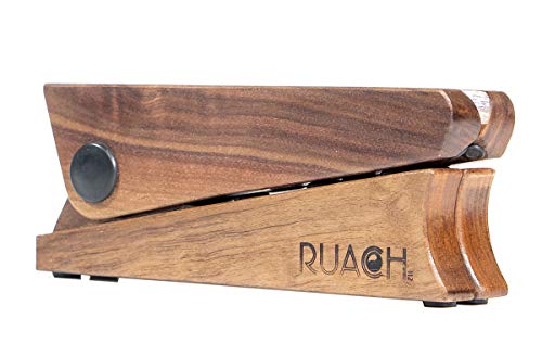 Ruach PS-1 Soporte de guitarra plegable de bolsillo de madera- Hecho a mano de nogal