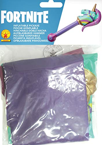 Rubies Hacha inflable oficial Fortnite Rainbow Smash, accesorio de disfraz