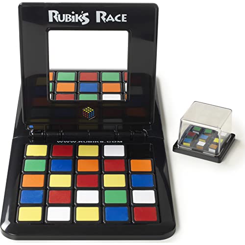 Rubik's, Cubo de Rubik el Original, Race Game el clásico Juego de Mesa de Combinaciones de Colores, una Cabeza de Ritmo Apretado, Rompecabezas para Adultos, 8+ (Clementoni 6062614)