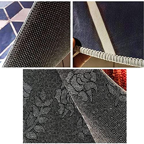 RUGMRZ Alfombra Acolchada Simple Sala de Estar nórdica Mesa de Centro Dormitorio Pasillo Alfombra Alfombra Lavable-marrón_Los 60X90CM alfombras Online Baratas Suave antidesl60X90CM/1ft 12''X2ft 11''