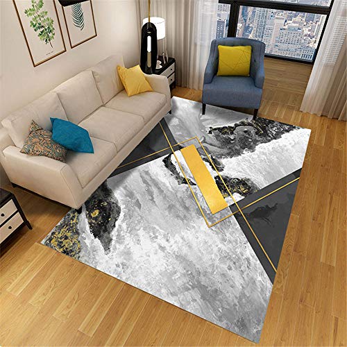 RUGMRZ Alfombra Juego Sala de Estar Simple Dormitorio Suave y Hermosa mesita de Noche Pasillo Alfombra Alfombra para Perros-Gris_Los 40X60CM alfombras Online Baratas Hecho a40X60CM/1ft 4''X1ft 12''