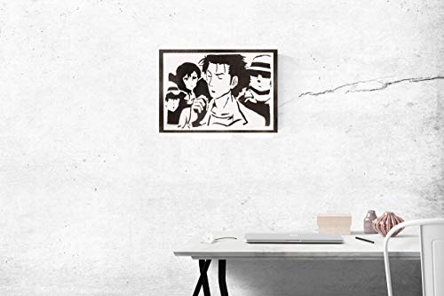 S. G. Póster Rintarou Okabe Grafiti Hecho a Mano Handmade Street Art - Aesthetic Artwork