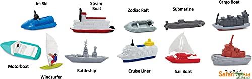 Safari Plastic Miniatures In Toobs-In The Water