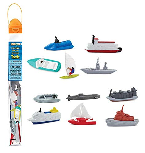 Safari Plastic Miniatures In Toobs-In The Water