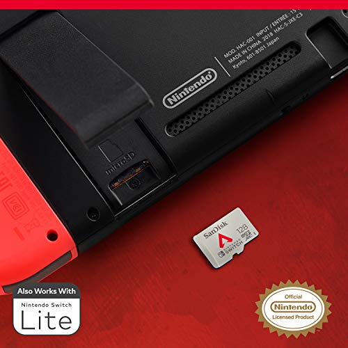 SanDisk microSDXC tarjeta Apex Legends de 128 GB para Nintendo Switch, tarjeta de memoria con licencia Nintendo