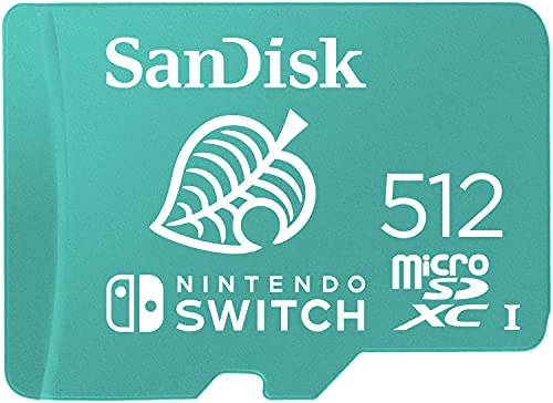 SanDisk microSDXC UHS-ITarjeta para Nintendo Switch 512GB, Producto con Licencia de Nintendo