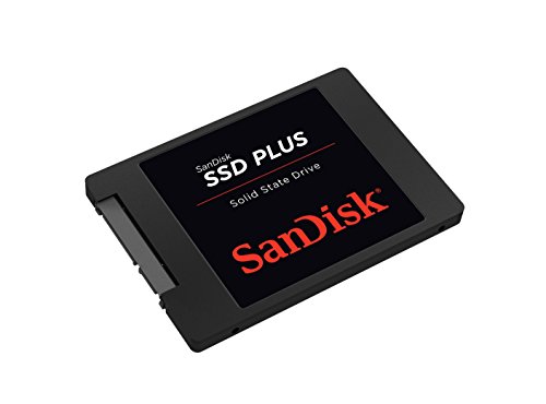 SanDisk SDSSDA-240G Plus – Disco sólido interno de 240 GB, SATA III SSD, con hasta 530 MB/s