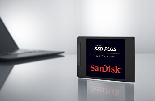 SanDisk SSD Plus Sata III - Disco sólido Interno 2TB con hasta 545 MB/s, Color Negro