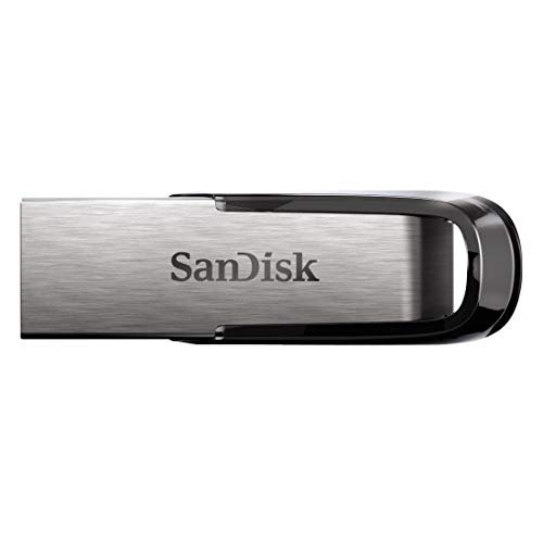SanDisk Ultra Flair Memoria flash USB 3.0 de 64 GB, con carcasa de metal duradera y elegante y hasta 150 MB/s de velocidad de lectura, Negro