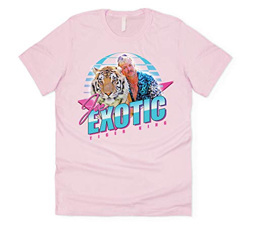 Sanfran Clothing Joe Exotic The Tiger King Cat Rescue TV Show Series Retro 80's Camiseta