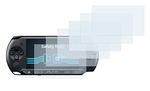 savvies Protector Pantalla Compatible con Sony PSP Street E1004 (6 Unidades) Película Ultra Transparente