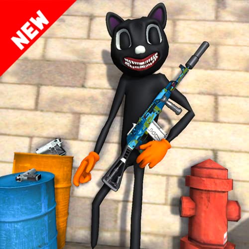 Scary Cartoon Cat Open World Crime Hero Game 3D