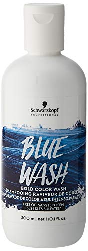 Schwarzkopf Bold Color Wash Champú de Color Azul - 300 ml