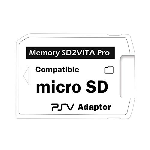 SD2Vita 5.0 Adaptador de Tarjeta de Memoria, para PS Vita PSVSD, Adaptador Micro SD PSV 1000/2000 PSTV FW 3.60 HENkaku Enso System