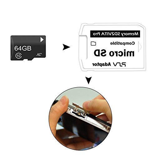 SD2VITA Pro - Adaptador 3.0 para PS Vita 3.60 Tarjeta de memoria micro SD Henkaku PSVita