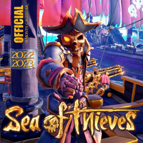 Sea of Thieves Calendar 2022-2023: Sea of Thieves Calendar 2022 - OFFICIAL Games calendar 2022 18 months- Planner Gifts boys girls kids and all Fans ... 17''x11''(Kalendar Calendario Calendrier). 2