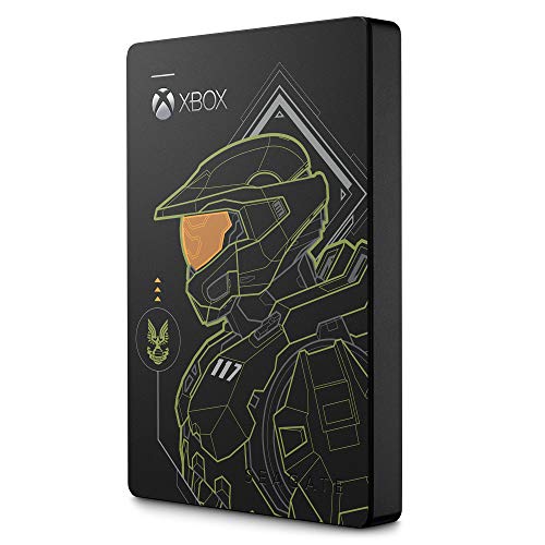 Seagate Game Drive for Xbox Halo Edition - Master Chief Unidad HDD Externa portátil LE de 2 TB - USB 3.2 Gen 1 diseñada para Xbox One, Xbox Series X/S, 2 años servicios Rescue (STEA2000431)