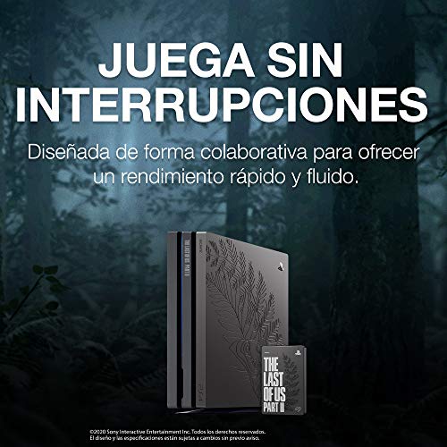 Seagate Game Drive para PS4 2 TB, Disco duro Portátil Externo HDD: USB 3.0, The Last of Us II Special Edition, compatible con PS4 y PS5 (STGD2000103)