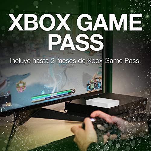 Seagate Game Drive para Xbox, 2 TB, Disco duro externo, HDD portátil, USB 3.0, Blanco, diseñado para Xbox One, 1 meses de suscripción a Xbox Game Pass, y 2 años de servicios Rescue (STEA2000417)